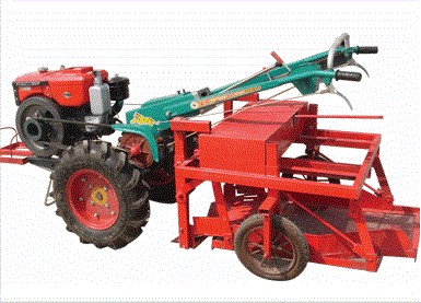 手扶花生收獲機